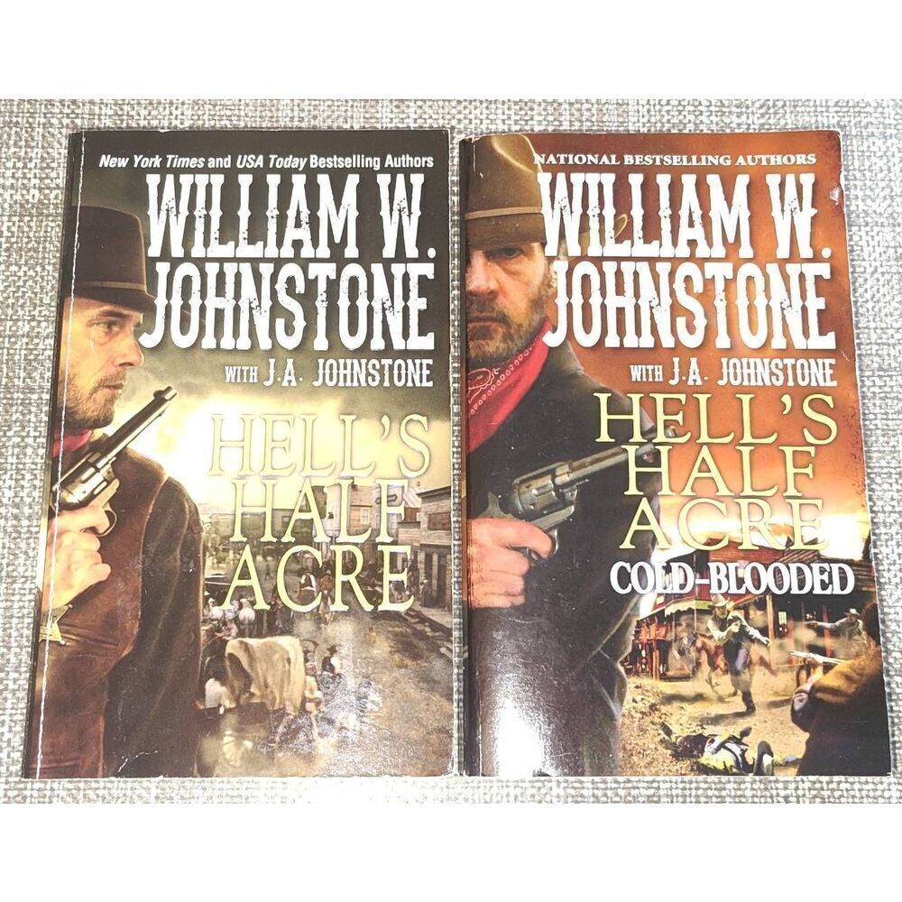 Hell's Half Acre Series William W Johnstone paperback (lot of 2/3 in series) Cow